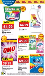 Gazetka promocyjna Lidl - GAZETKA - Gazetka - ważna od 11.01 do 11.01.2023 - strona 38 - produkty: Por, Finish, Tablet, Proszek do prania, Zmywarki, Ariel, Tabletki do zmywarki