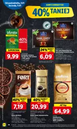 Gazetka promocyjna Lidl - GAZETKA - Gazetka - ważna od 11.01 do 11.01.2023 - strona 48 - produkty: Torebka, Earl Grey, Kawa rozpuszczalna, Gra, Kawa ziarnista, Dallmayr, Kawa mielona, Kawa, Herbata czarna, Zdrowie, Lavazza, Herbata