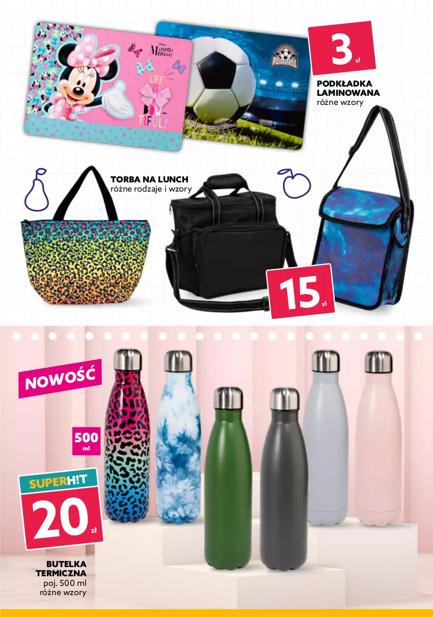 Gazetka promocyjna Dealz - Katalog Szkolne okazje na 5+! - sprawdź ! - ważna 11.08 do 31.08.2021 - strona 9 - produkty: Piórnik, Podkład, Podkładka, Torba