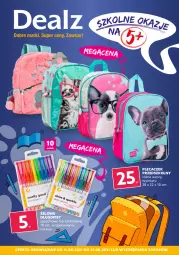 Gazetka promocyjna Dealz - Katalog Szkolne okazje na 5+! - sprawdź ! - Gazetka - ważna od 31.08 do 31.08.2021 - strona 1 - produkty: Długopis