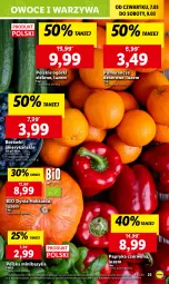 Gazetka promocyjna Lidl - GAZETKA - Gazetka - ważna od 09.03 do 09.03.2024 - strona 27 - produkty: Warzywa, Ser, Papryka czerwona, Papryka, Pomarańcze, Bazyl, Owoce, Deser, Bazylia