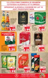 Gazetka promocyjna Kaufland - OFERTA TYGODNIA - Gazetka - ważna od 10.02 do 10.02.2021 - strona 34 - produkty: Piwa, Piwo, Piec, Gin, Namysłów, Chipsy, Heineken, Warka, Leon, Krakersy, Captain Jack