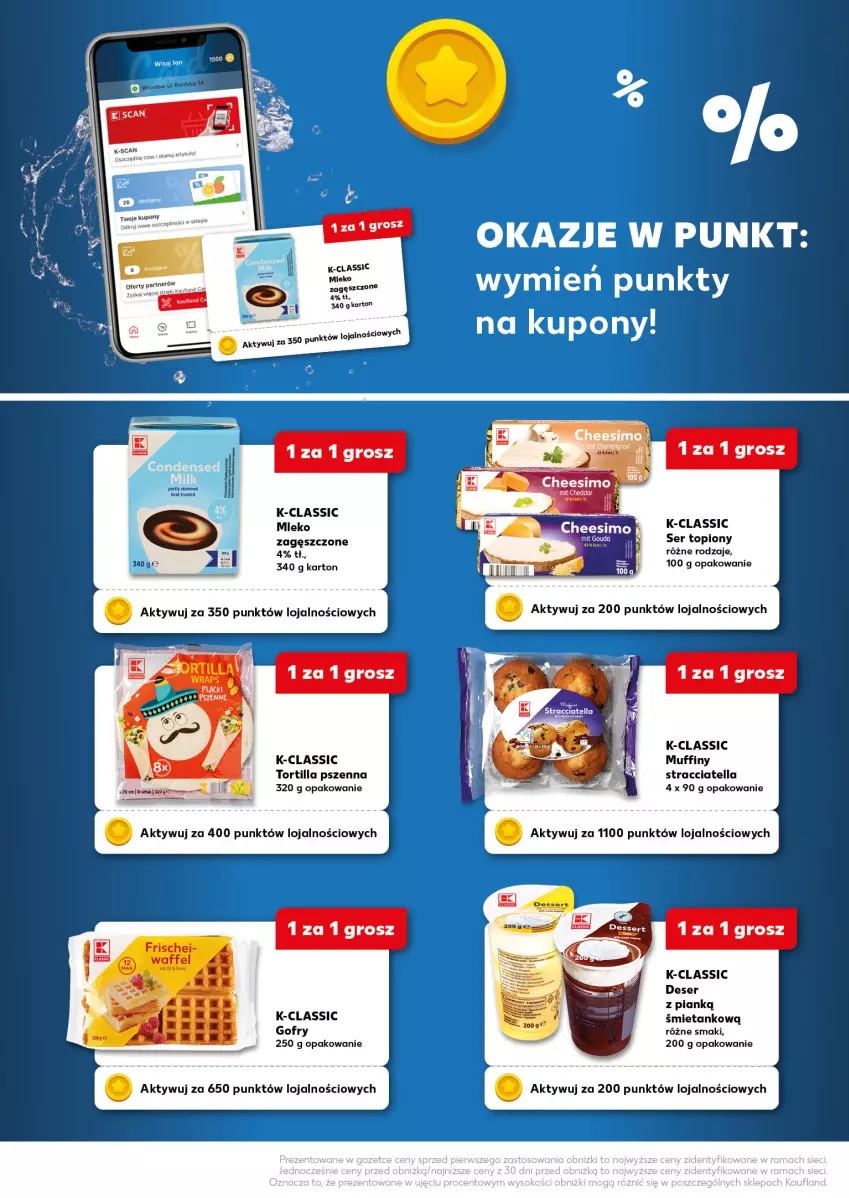 Gazetka promocyjna Kaufland - Kaufland - ważna 24.07 do 06.08.2025 - strona 2 - produkty: Deser, Gofry, Mleko, Mleko zagęszczone, Muffiny, Ser, Ser topiony, Top, Tortilla
