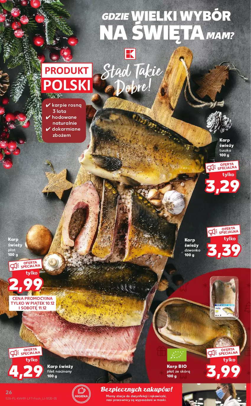 Gazetka promocyjna Kaufland - OFERTA TYGODNIA - ważna 09.12 do 15.12.2021 - strona 26 - produkty: Karmi, Karp, Piec, Tusz