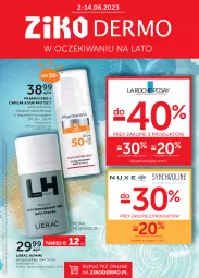 Gazetka promocyjna Ziko - Gazetka Ziko Dermo - Gazetka - ważna od 14.06 do 14.06.2023 - strona 1 - produkty: Ser, Acer, Lierac, Pharmaceris, Antyperspirant