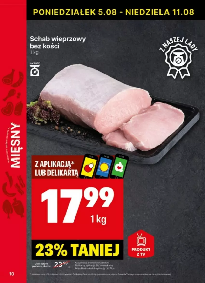 Gazetka promocyjna Delikatesy Centrum - ważna 05.08 do 11.08.2024 - strona 2 - produkty: Schab wieprzowy