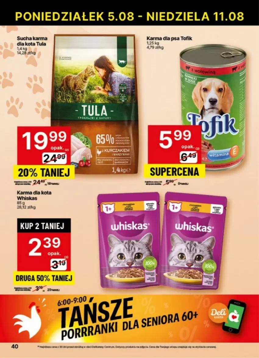 Gazetka promocyjna Delikatesy Centrum - ważna 05.08 do 11.08.2024 - strona 35 - produkty: Whiskas