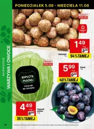 Gazetka promocyjna Delikatesy Centrum - Gazetka - ważna od 11.08 do 11.08.2024 - strona 10 - produkty: Warzywa, Warzywa i owoce, Owoce, LG, Fa