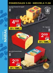 Gazetka promocyjna Delikatesy Centrum - Gazetka - ważna od 11.08 do 11.08.2024 - strona 14 - produkty: Cheddar, Ser, Rum, Gra, Jagr, Gouda, Fa