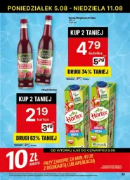 Gazetka promocyjna Delikatesy Centrum - Gazetka - ważna od 11.08 do 11.08.2024 - strona 27 - produkty: Syrop, Napój, Hortex