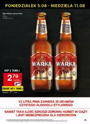 Gazetka promocyjna Delikatesy Centrum - Gazetka - ważna od 11.08 do 11.08.2024 - strona 29 - produkty: Piwa, Piwo, Piec, Rum, Gra, BIC, Warka, LANA