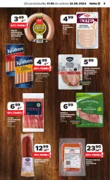 Gazetka promocyjna Netto - Od Poniedziałku - Gazetka - ważna od 22.06 do 22.06.2024 - strona 9 - produkty: Kurczak, Krakus, Szynka wieprzowa, Parówki, Pasztet, Stół, Duda, Szynka, Boczek, Kiełbasa