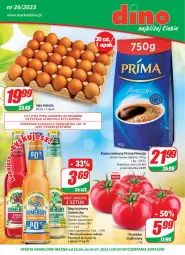 Gazetka promocyjna Dino - G26 - Gazetka - ważna od 04.07 do 04.07.2023 - strona 1 - produkty: JBL, Somersby, Jaja, Kawa mielona, Kawa, Carlsberg, Prima, Jacobs