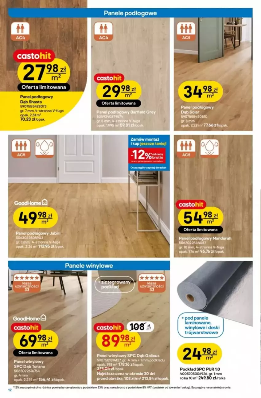 Gazetka promocyjna Castorama - ważna 21.05 do 03.06.2025 - strona 26 - produkty: Panel podłogowy, Podkład, Por, Pur, Tran