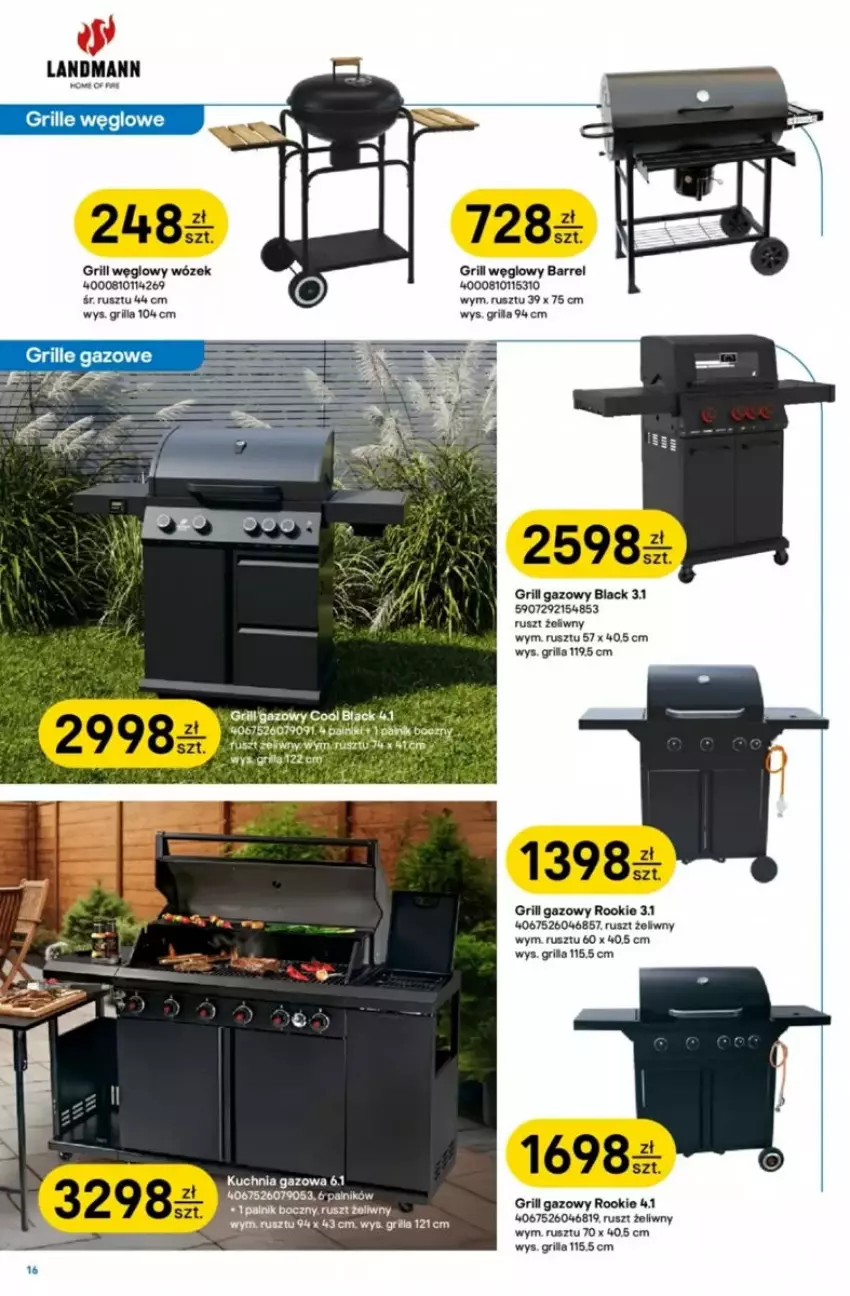 Gazetka promocyjna Castorama - ważna 21.05 do 03.06.2025 - strona 30 - produkty: Fa, Grill, Grill gazowy, Kuchnia, Lack, LG, Wózek