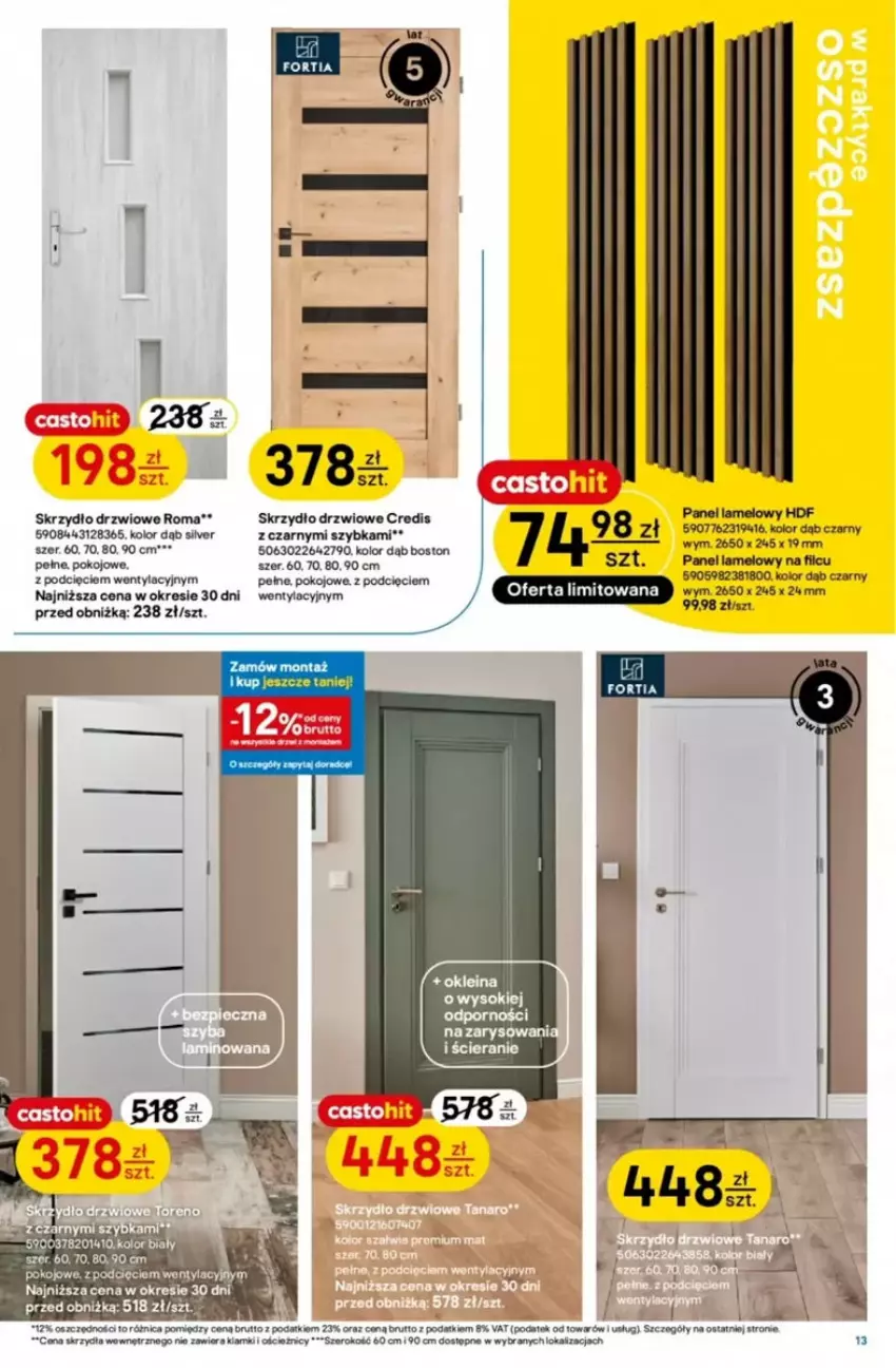 Gazetka promocyjna Castorama - ważna 21.05 do 03.06.2025 - strona 5 - produkty: Drzwi, Por, Skrzydło drzwiowe, Sok