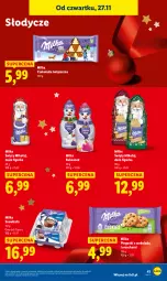 Gazetka promocyjna Lidl - GAZETKA - Gazetka - ważna od 29.11 do 29.11.2025 - strona 41 - produkty: Czekolada, Oreo, Milka