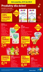 Gazetka promocyjna Lidl - GAZETKA - Gazetka - ważna od 29.11 do 29.11.2025 - strona 55 - produkty: HiPP, Warzywa, Ryż, Mus, BoboVita, Dzieci, Owoce, Hipp Bio