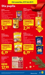 Gazetka promocyjna Lidl - GAZETKA - Gazetka - ważna od 29.11 do 29.11.2025 - strona 63 - produkty: Mokra karma, Sos, Pur, Bell, Kawa, Rolki, Gala, Przysmak dla kota, Przysmak dla psa