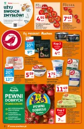 Gazetka promocyjna Auchan - Oszczędzanie z markami Auchan Moje Auchan - Gazetka - ważna od 06.10 do 06.10.2021 - strona 2 - produkty: Jogurt naturalny, Sos, Ser, Kawa ziarnista, Jaja, Jogurt, Kawa, Mascarpone, Tuńczyk, Olej, Pomidory