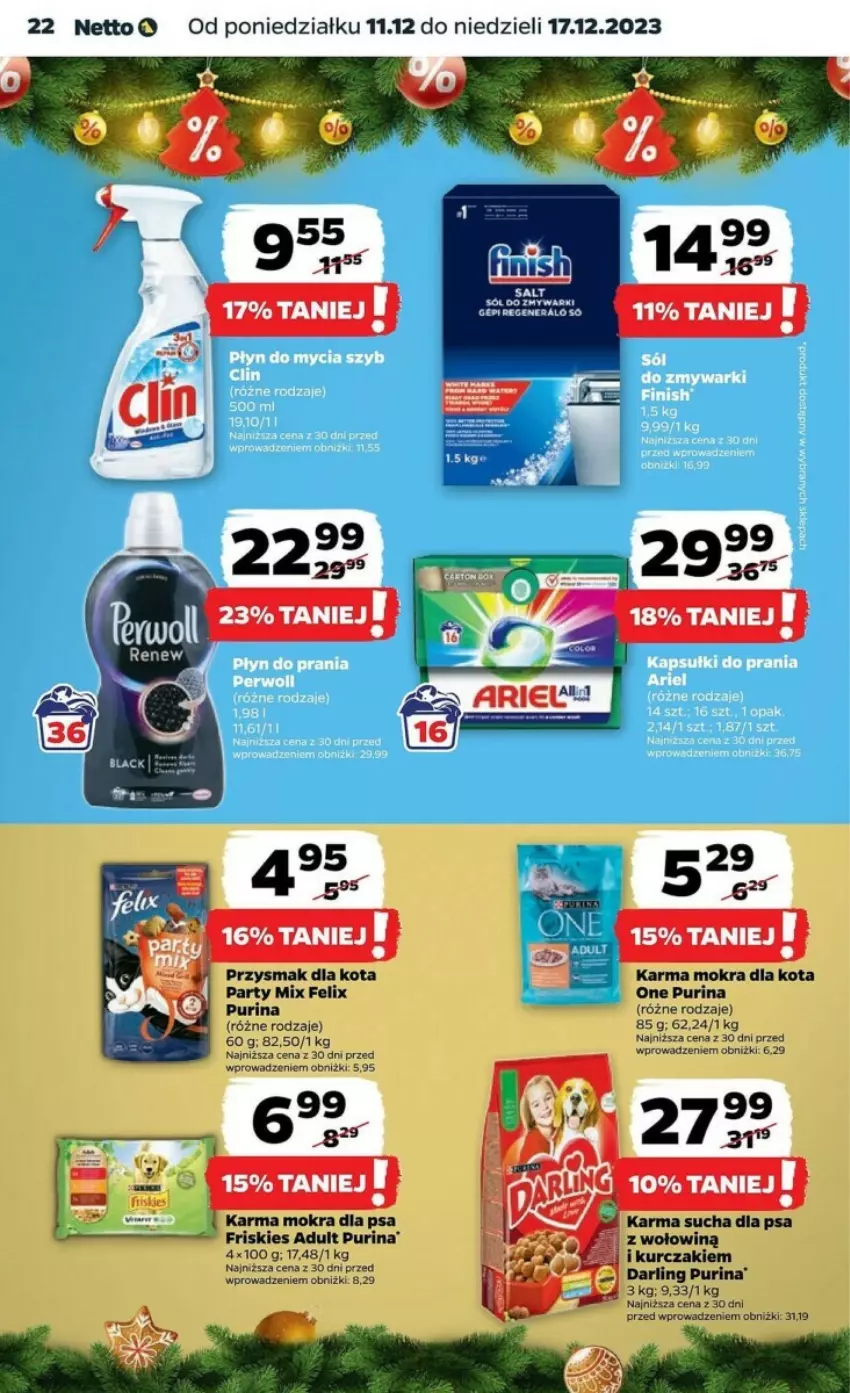 Gazetka promocyjna Netto - ważna 11.12 do 17.12.2023 - strona 15 - produkty: Felix, Friskies, Kurczak, Przysmak dla kota, Pur, Purina