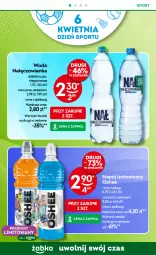 Gazetka promocyjna Żabka - Gazetka - ważna od 08.04 do 08.04.2025 - strona 62 - produkty: Nałęczowianka, Por, Napój izotoniczny, Sport, Oshee, Woda, Napój