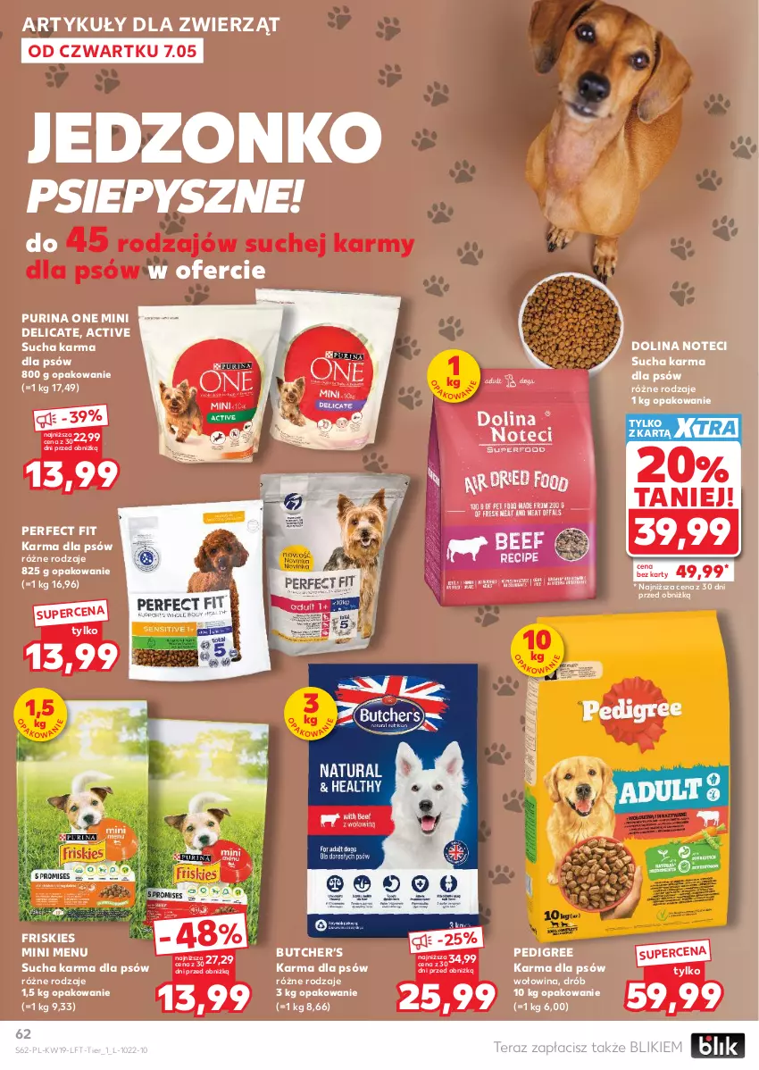 Gazetka promocyjna Kaufland - Gazetka tygodnia - ważna 07.05 do 13.05.2026 - strona 62 - produkty: Drób, Friskies, Pedigree, Pur, Purina, Sucha karma, Tera, Wołowina