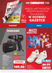 Gazetka promocyjna Kaufland - Gazetka tygodnia - Gazetka - ważna od 13.05 do 13.05.2026 - strona 65 - produkty: Parkside, Ser, Por, Gin, Buty, Tarka, Wkręt, Sport, Moda, Wkrętarka, Akumulator