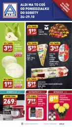 Gazetka promocyjna Aldi - Pełny katalog - Gazetka - ważna od 29.10 do 29.10.2022 - strona 1 - produkty: Mięso mielone z szynki, Mięso mielone, Sos, Gra, Cukier, Brie, Chryzantema, Balta Mare, Mięsne specjały, Wawel, Robot, Cukierki, Mięso, Fa