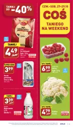 Gazetka promocyjna Aldi - Pełny katalog - Gazetka - ważna od 29.10 do 29.10.2022 - strona 23 - produkty: Kalafior, Ser, Królewski, Tusz, Maliny, Mleko