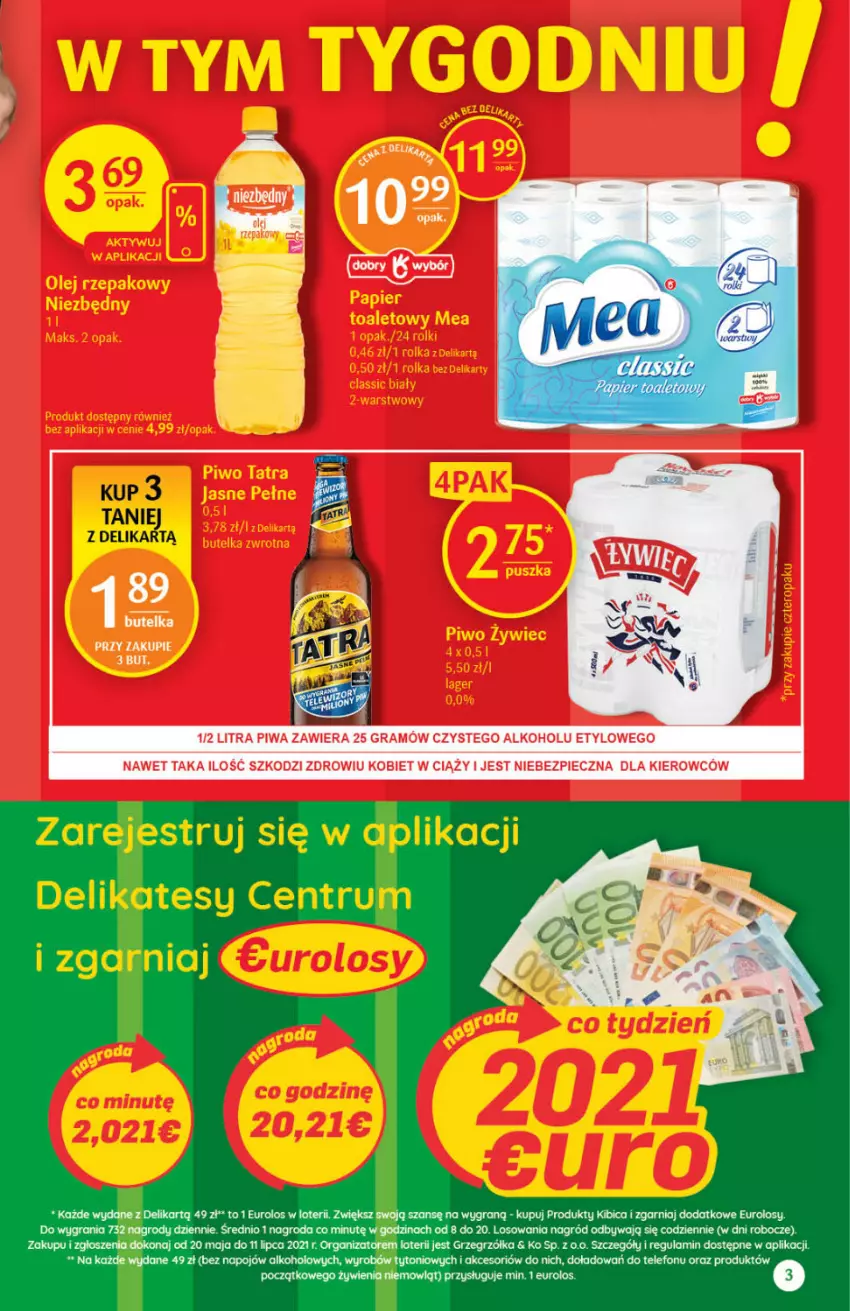 Gazetka promocyjna Delikatesy Centrum - Gazetka Delikatesy Centrum - ważna 20.05 do 26.05.2021 - strona 3 - produkty: BIC, Gra, Piec, Piwa