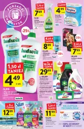 Gazetka promocyjna Intermarche - Gazetka Intermarche - Gazetka - ważna od 07.09 do 07.09.2022 - strona 32 - produkty: Płyn do prania, Ludwik, Frosch, Gin, Ręcznik kuchenny, Proszek do prania, Tampony, Joanna, Silan, Płyn do płukania, Ręcznik, Rolki, Odświeżacz powietrza, Ariel, Kapsułki do prania, Farba do włosów, Fa