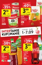 Gazetka promocyjna Intermarche - Gazetka Intermarche - Gazetka - ważna od 07.09 do 07.09.2022 - strona 6 - produkty: Makaron, Dawtona, Coca-Cola, Tymbark, Fanta, Napój niegazowany, Sprite, Napój, Groszek, Fa