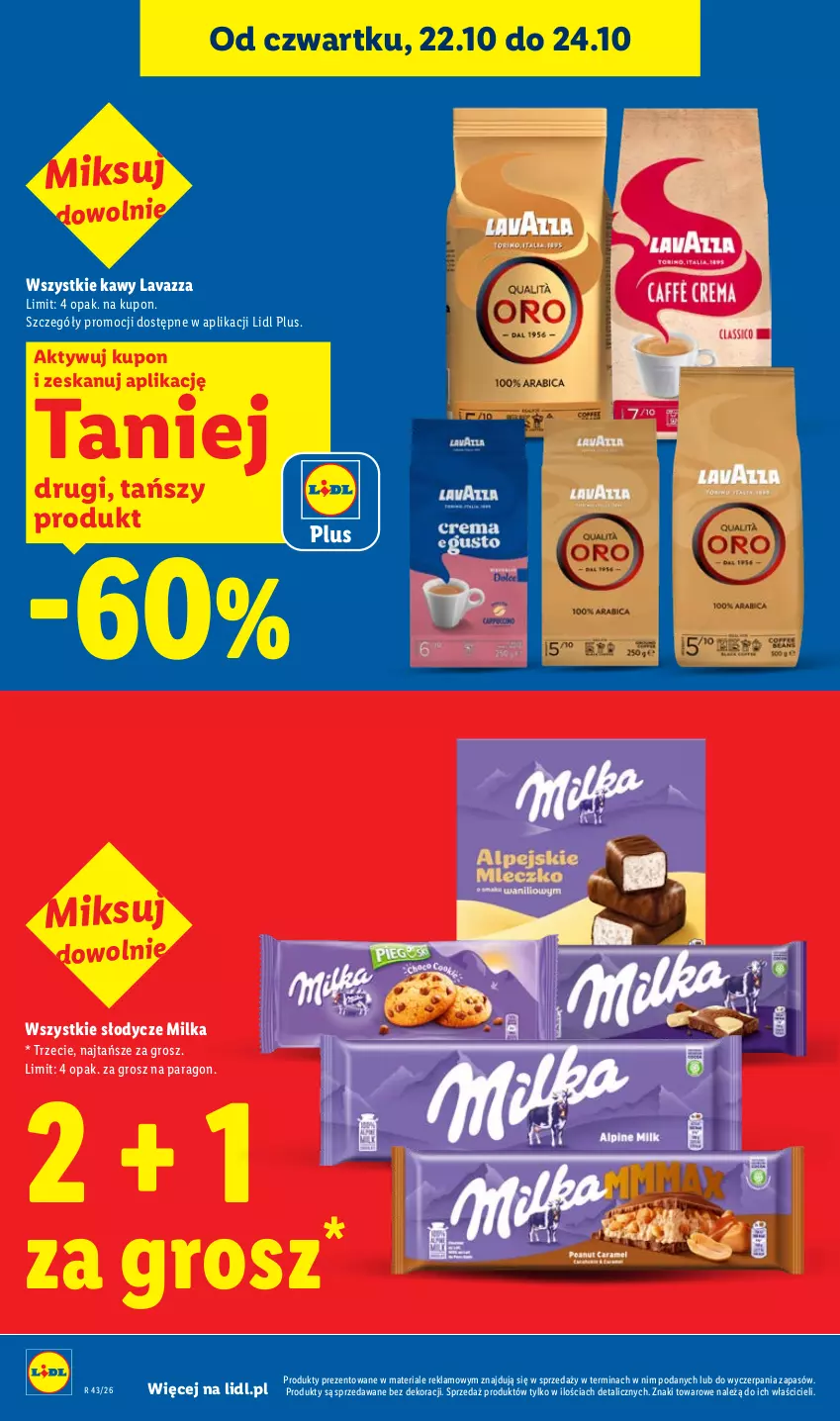 Gazetka promocyjna Lidl - Gazetka - ważna 22.10 do 24.10.2026 - strona 12 - produkty: Lavazza, Milka