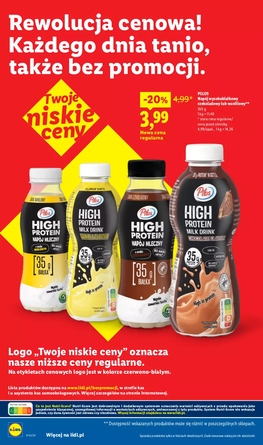 Gazetka promocyjna Lidl - Gazetka - ważna 22.10 do 24.10.2026 - strona 16 - produkty: Napój, Pilos, Sok