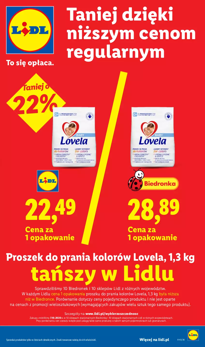 Gazetka promocyjna Lidl - Gazetka - ważna 22.10 do 24.10.2026 - strona 25 - produkty: Gra, Lovela, Por, Proszek do prania, Rama