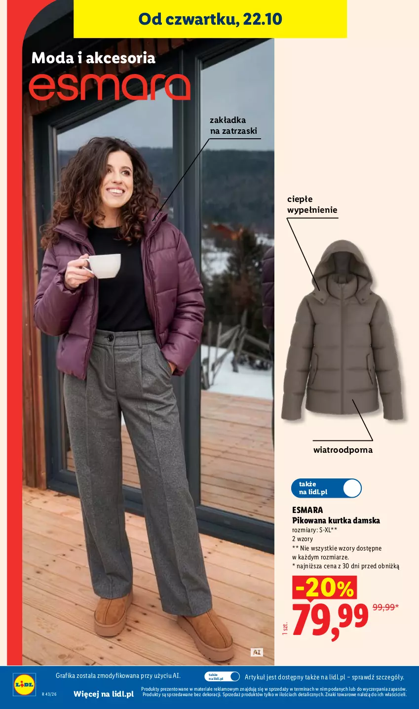 Gazetka promocyjna Lidl - Gazetka - ważna 22.10 do 24.10.2026 - strona 40 - produkty: Gra, Grafika, Kurtka, Moda, Por