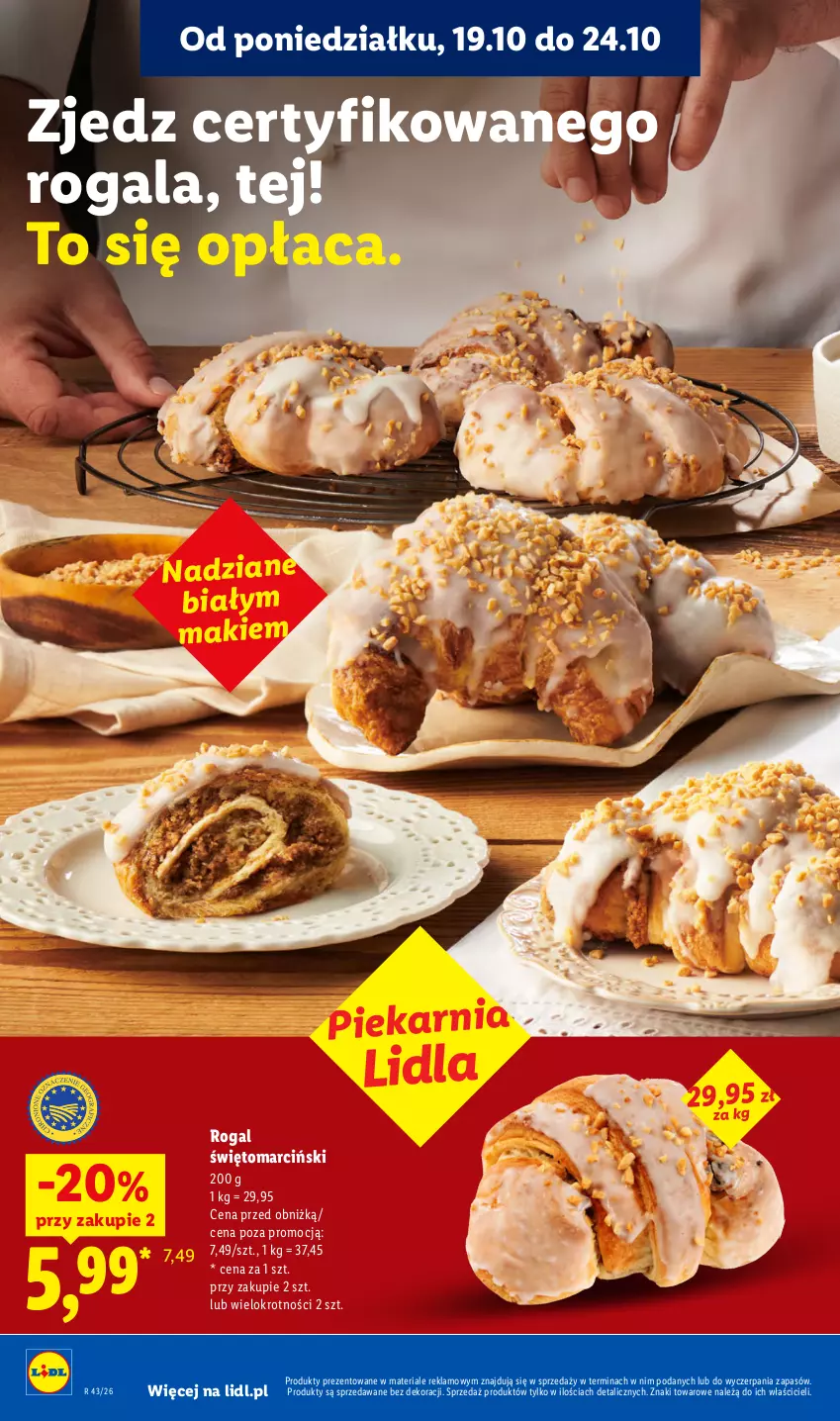 Gazetka promocyjna Lidl - Gazetka - ważna 22.10 do 24.10.2026 - strona 50 - produkty: Gala, Rogal