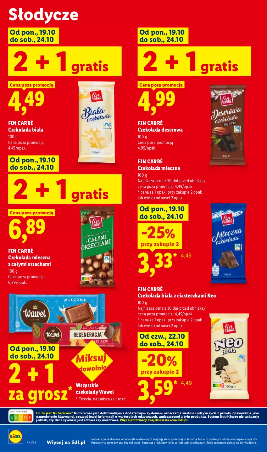 Gazetka promocyjna Lidl - Gazetka - ważna 22.10 do 24.10.2026 - strona 72 - produkty: Czekolada, Czekolada mleczna, Deser, Gra, Ser, Wawel