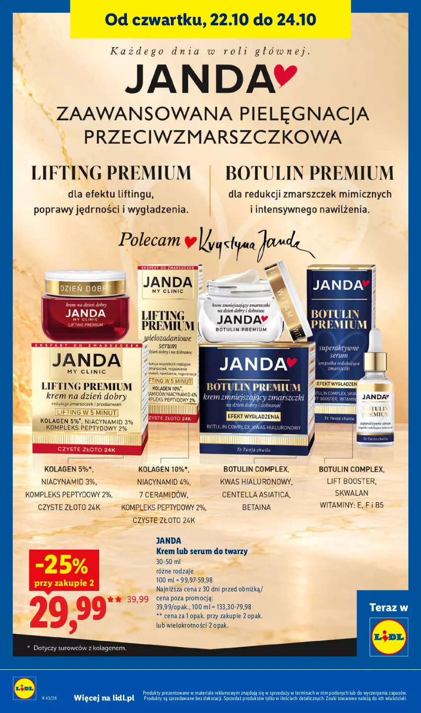 Gazetka promocyjna Lidl - Gazetka - ważna 22.10 do 24.10.2026 - strona 96 - produkty: Rum, Ser, Serum, Serum do twarzy, Tera