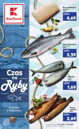 Gazetka promocyjna Kaufland - RYBY - Gazetka - ważna od 07.04 do 07.04.2021 - strona 1 - produkty: Polędwica, Tusz, Pstrąg, Pstrąg wędzony, Dorsz