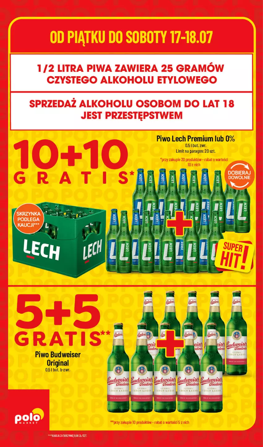 Gazetka promocyjna PoloMarket - Superhity - 16-18.07 - ważna 16.07 do 18.07.2026 - strona 2 - produkty: Gin, Gra, Lech Premium, Piwa, Piwo, Ser