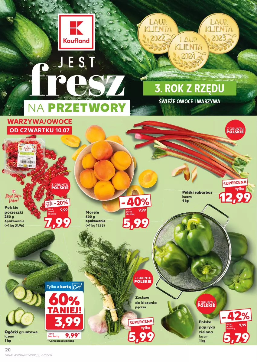 Gazetka promocyjna Kaufland - Gazetka tygodnia - ważna 10.07 do 16.07.2025 - strona 20 - produkty: Grunt, Owoce, Papryka, Por, Warzywa