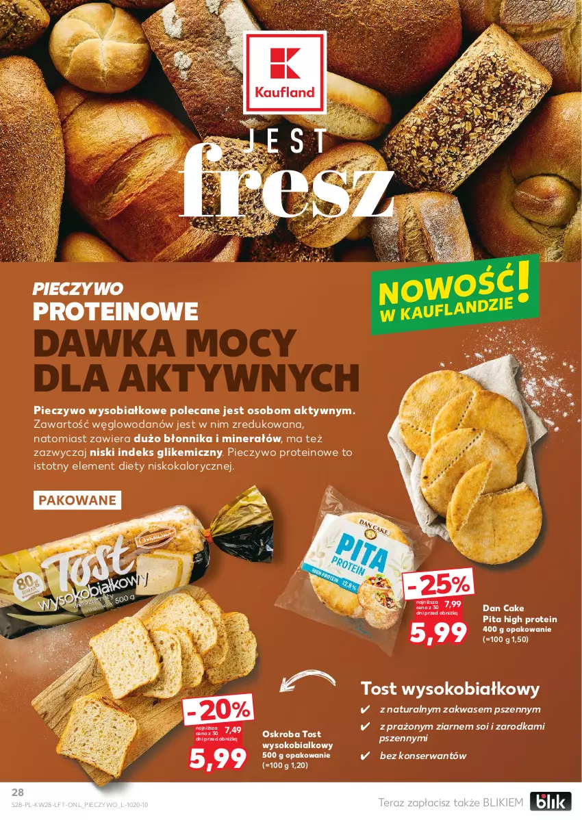 Gazetka promocyjna Kaufland - Gazetka tygodnia - ważna 10.07 do 16.07.2025 - strona 28 - produkty: Dan Cake, Piec, Pieczywo, Ser, Sok, Tera, Woda