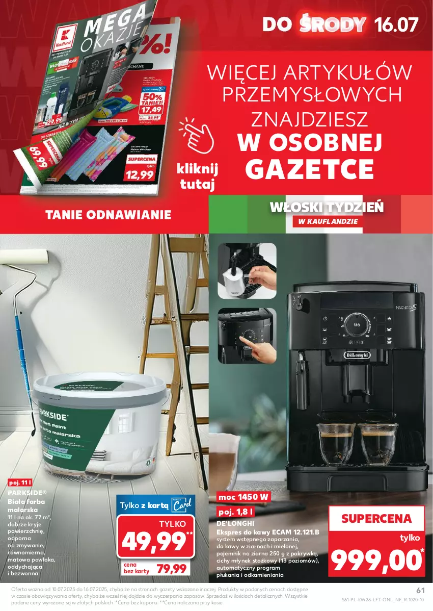 Gazetka promocyjna Kaufland - Gazetka tygodnia - ważna 10.07 do 16.07.2025 - strona 61 - produkty: Fa, Gra, Młynek, Parkside, Pojemnik, Por
