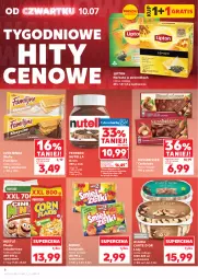 Gazetka promocyjna Kaufland - Gazetka tygodnia - Gazetka - ważna od 16.07 do 16.07.2025 - strona 6 - produkty: Nutella, Ser, Gra, Jutrzenka, Wafle, Lody, Lipton, Czekolada, Algida, Ferrero, Danio, Herbata, Nestlé, Nimm2, LG, Fa