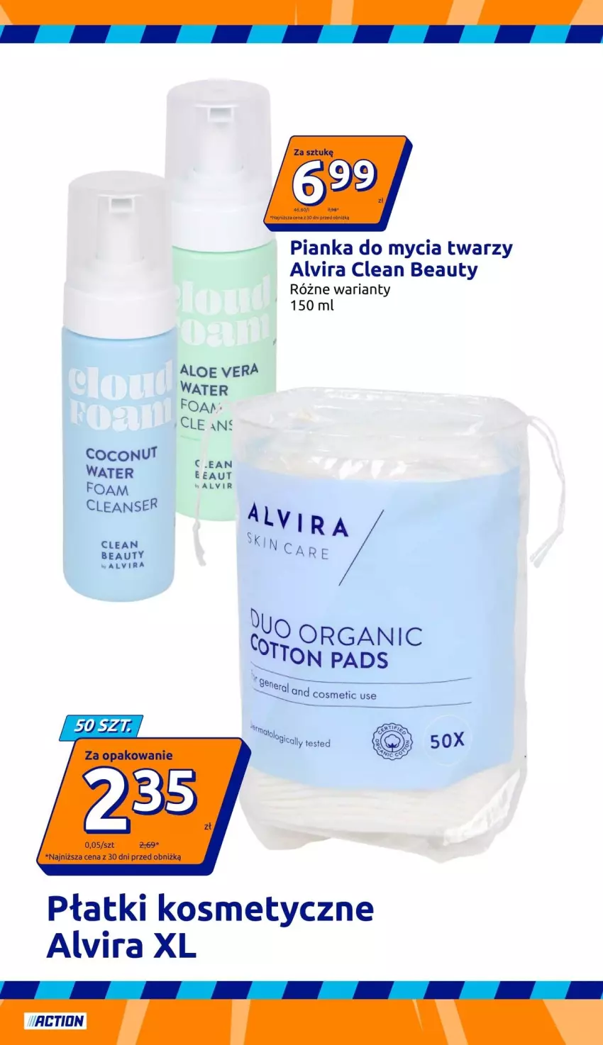 Gazetka promocyjna Action - Gazetka tydzień 39 2026 - ważna 23.09 do 29.09.2026 - strona 10 - produkty: Aloe vera, Pianka do mycia twarzy, Płatki kosmetyczne, Ser