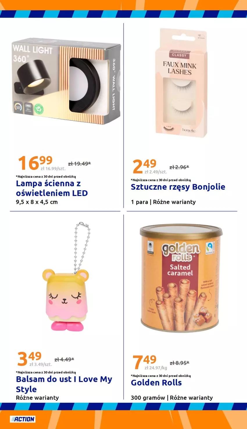 Gazetka promocyjna Action - Gazetka tydzień 39 2026 - ważna 23.09 do 29.09.2026 - strona 27 - produkty: Balsam do ust, Fa, Gra, Gry, Lampa, Sztuczne rzęsy