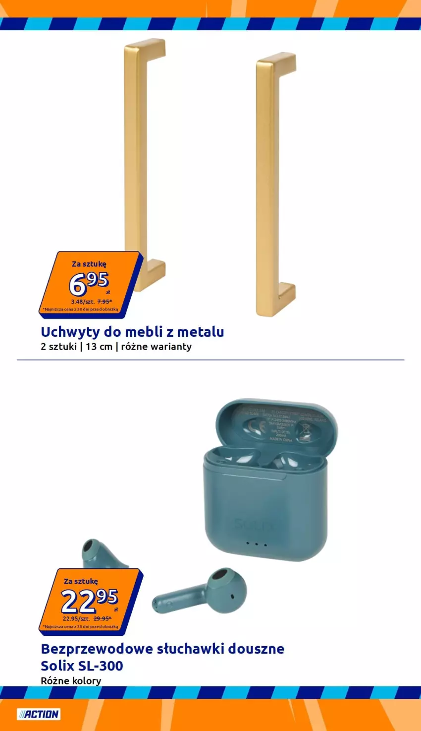 Gazetka promocyjna Action - Gazetka tydzień 39 2026 - ważna 23.09 do 29.09.2026 - strona 33 - produkty: Słuchawki, Uchwyty