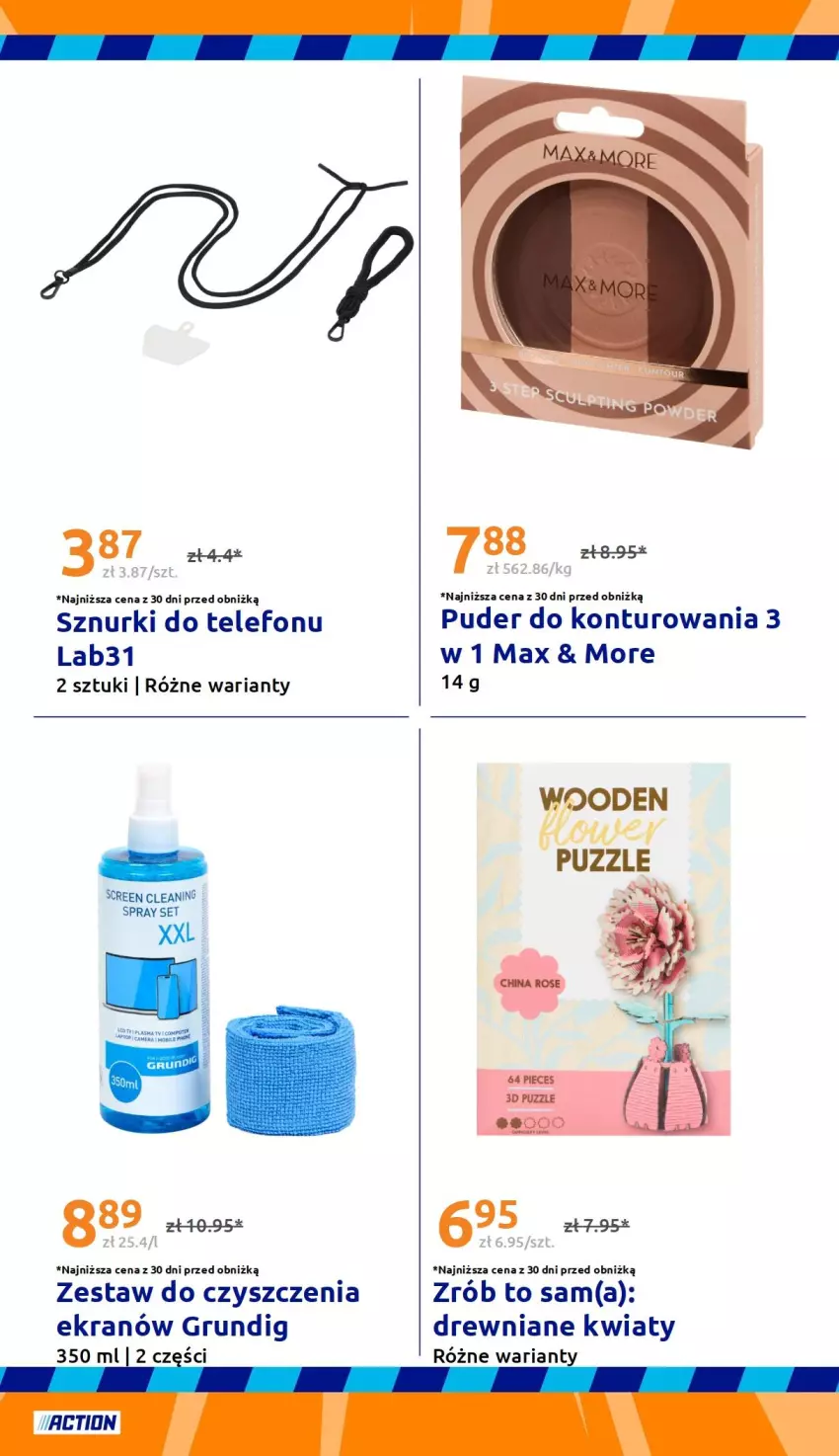 Gazetka promocyjna Action - Gazetka tydzień 39 2026 - ważna 23.09 do 29.09.2026 - strona 35 - produkty: Puder, Telefon